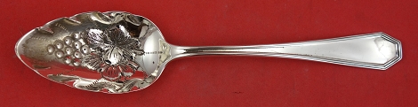 Berry Spoon w/ grapes in bowl  8 1/4